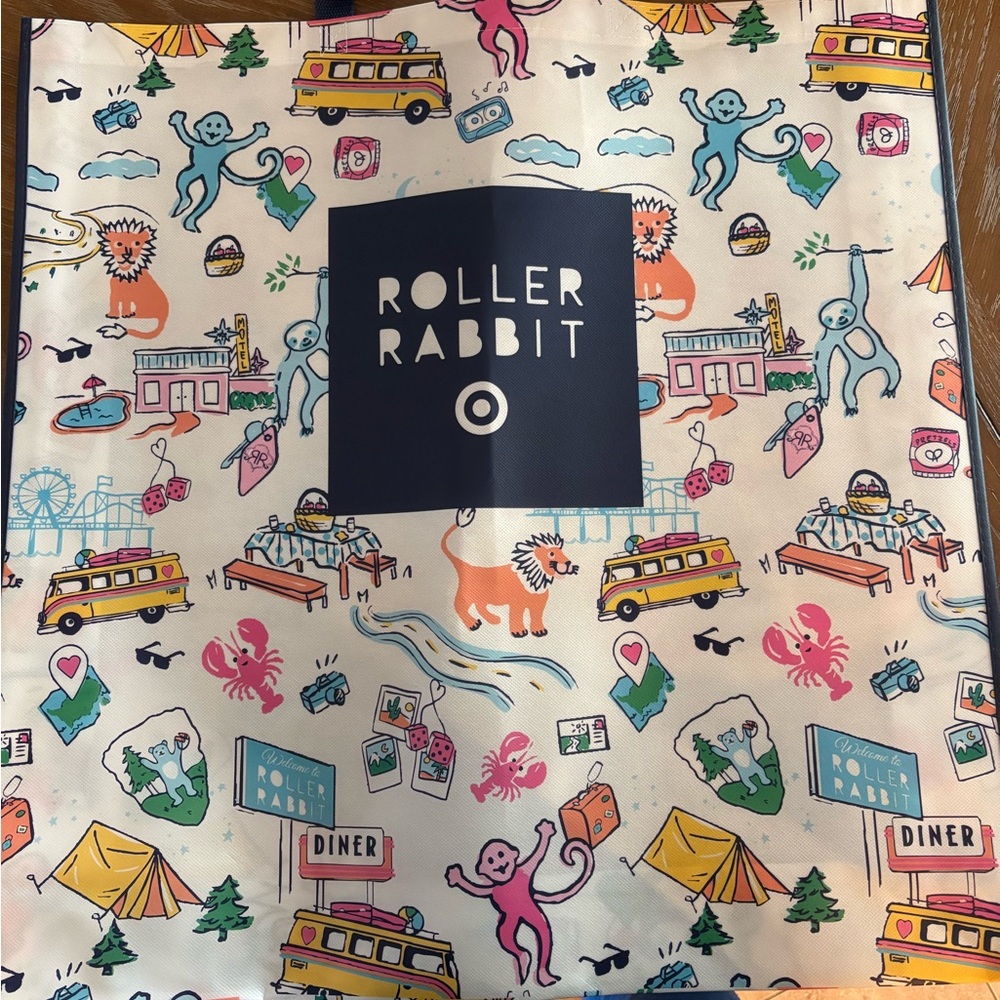 Roller Rabbit Target Colorful Tote Bag - Picture 2 of 2
